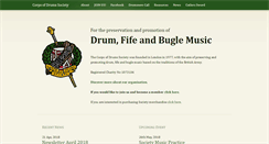 Desktop Screenshot of corpsofdrums.com