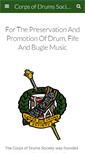 Mobile Screenshot of corpsofdrums.com